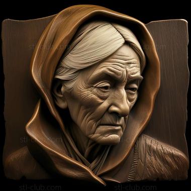 3D model Jane Emmett of the Glen American artist (STL)